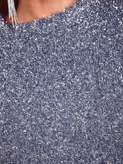 Friends Like These Navy Tinsel T-Shirt - Image 6 of 6