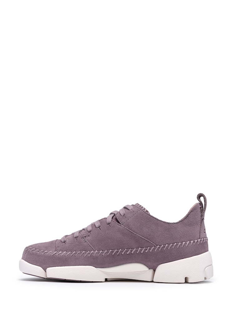 Clarks Purple Trigenic2Flex. Trainers - Image 2 of 6 Clarks Purple Trigenic2Flex. Trainers - Image 2 of 6