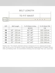 D555 MATTHEW Xtenda Faux Leather 3.4 cm Width Belt - 画像 5 / 5