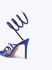 Carvela Blue Spiral 105 Sandals - Image 3 of 4