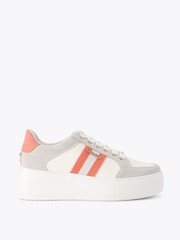 Carvela Orange Jive Lace Up Trainers - Image 1 of 4
