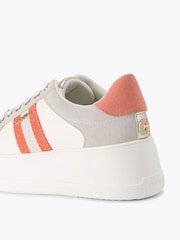 Carvela Orange Jive Lace Up Trainers - Image 3 of 4