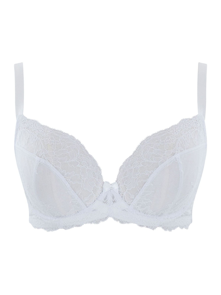 Panache White Ana Plunge Lace Wired Bra - Image 5 of 5