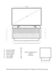 Swoon Mid Brown Hampstead Acacia Wood Media Unit - Image 6 of 6