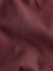 Burgundy Red Slim Fit Cotton Textured Slim Fit Long Sleeve Formal Shirt With Trim - Image 8 of 8