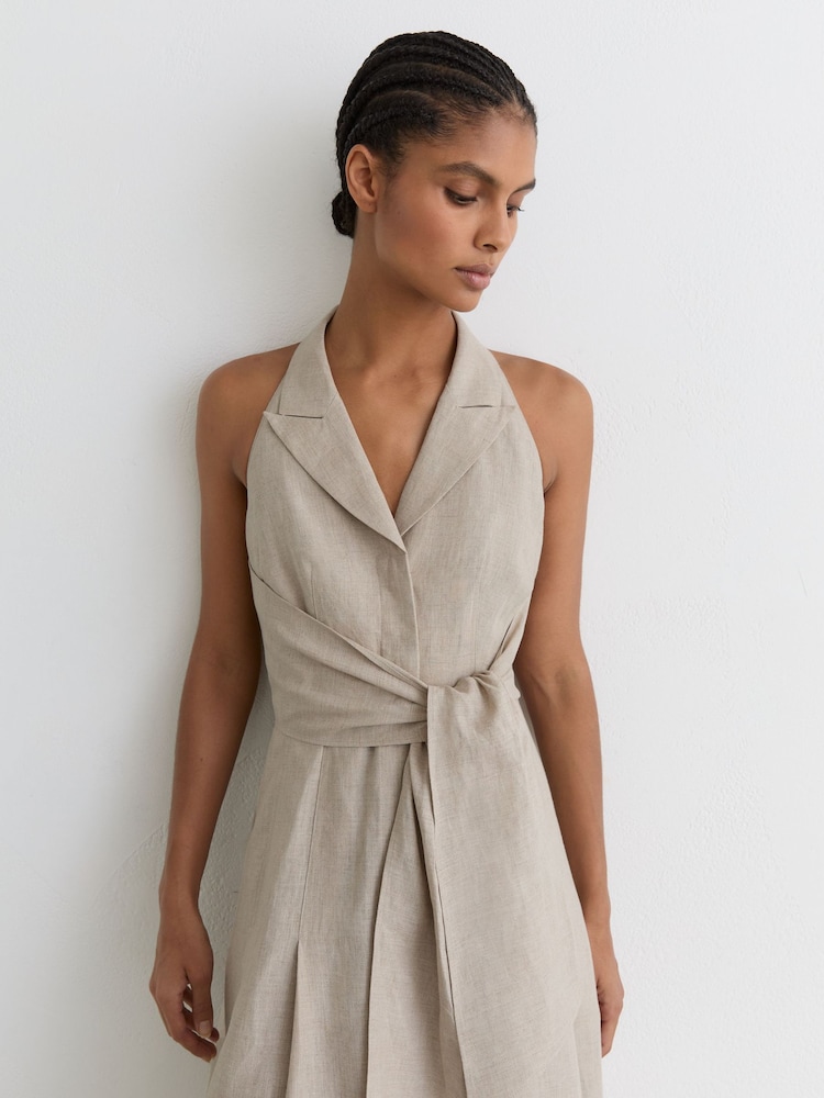 tie waist midi dress in terrazzo MADEWELL Tie-Waist Midi Dress in Terrazzo Size Women's US 4 $128 MSRP
