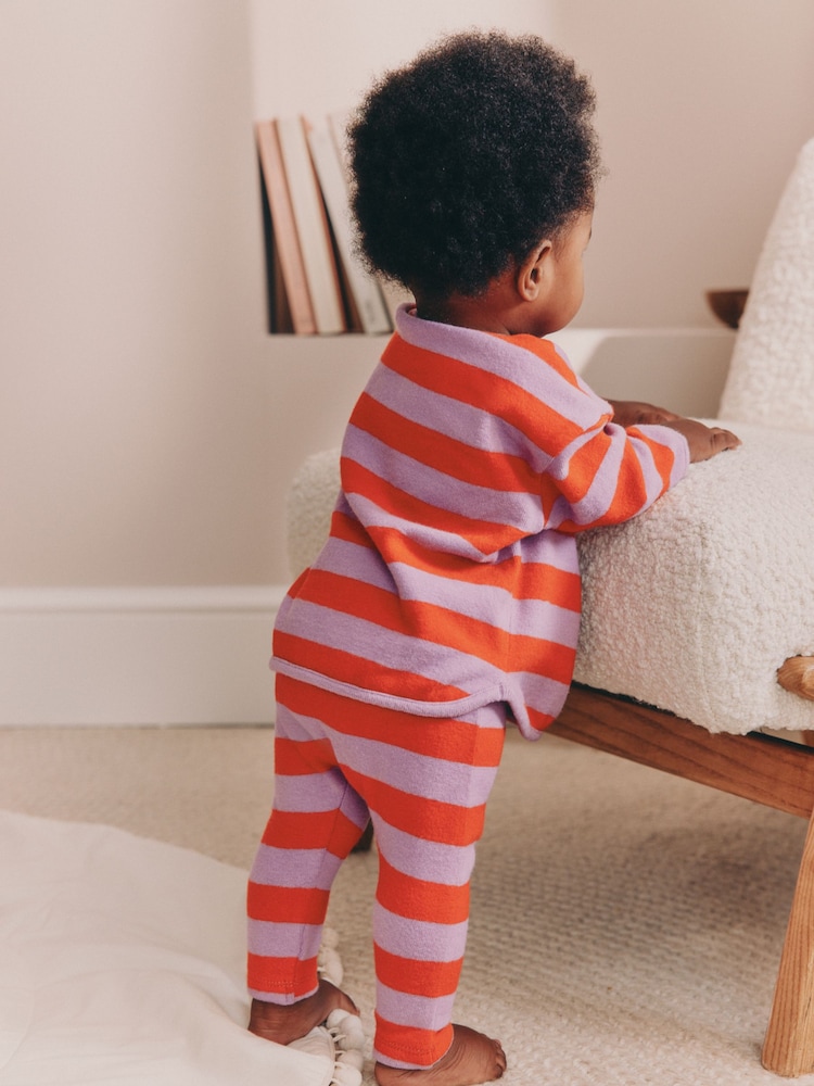 Red/Purple Stripe - Baby-Set mit Top und Leggings, 2 -teiliges Set (0Monate–2Jahre) - Bild 2 von 3 Red/Purple Stripe - Baby-Set mit Top und Leggings, 2 -teiliges Set (0Monate–2Jahre) - Bild 2 von 3