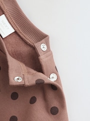 Chocolate Brown Spot Baby Sweatshirt And Legging 2 Piece Set (0mths-2yrs) - Image 14 of 14