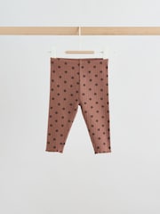 Chocolate Brown Spot Baby Sweatshirt And Legging 2 Piece Set (0mths-2yrs) - Image 8 of 14
