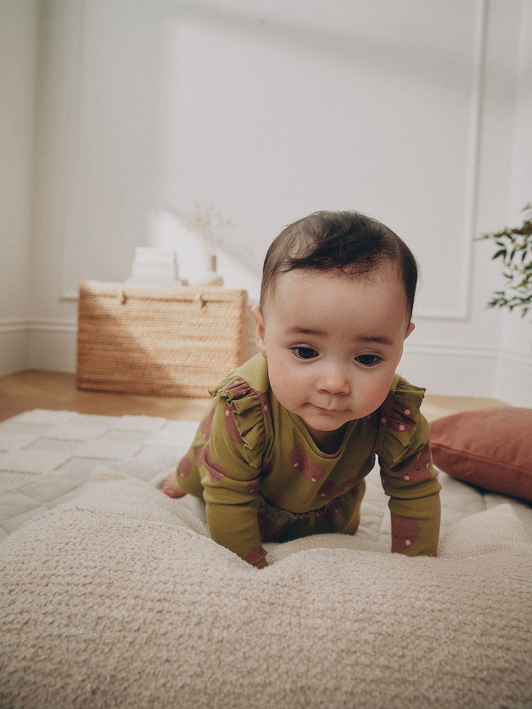 Green Heart Peplum Top and Leggings Baby Set (0mths-2yrs) - Image 2 of 17