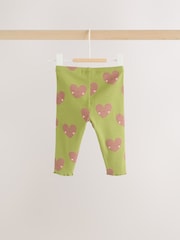 Green Heart Peplum Top and Leggings Baby Set (0mths-2yrs) - Image 9 of 17