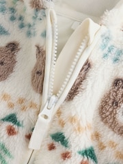 Green Fairisle Fleece Baby Zip Jacket (0mths-2yrs) - Image 4 of 5