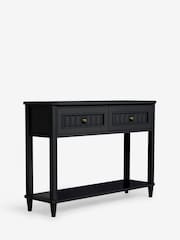 Nina Campbell Black Willis Console Table - Image 6 of 7