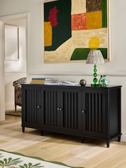 Nina Campbell Black Willis Large Sideboard - Image 1 of 9