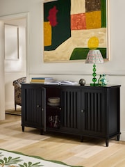 Nina Campbell Black Willis Large Sideboard - Image 3 of 9