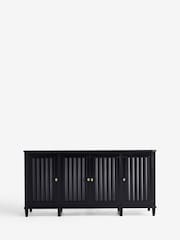 Nina Campbell Black Willis Large Sideboard - Image 4 of 9