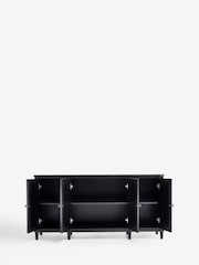 Nina Campbell Black Willis Large Sideboard - Image 5 of 9