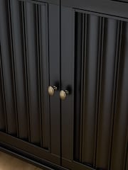 Nina Campbell Black Willis Large Sideboard - Image 8 of 9