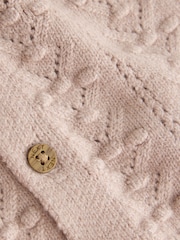 Neutral Stitch Knitted Soft Touch Baby Cardigan - Image 5 of 6