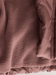 Chocolate Brown Hooded Baby Puffer Jacket - Image 5 of 6