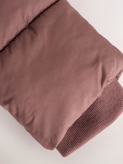 Chocolate Brown Hooded Baby Puffer Jacket - Image 6 of 6
