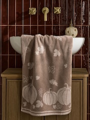Autumn Pumpkin Hand Towel - 画像 1 / 4