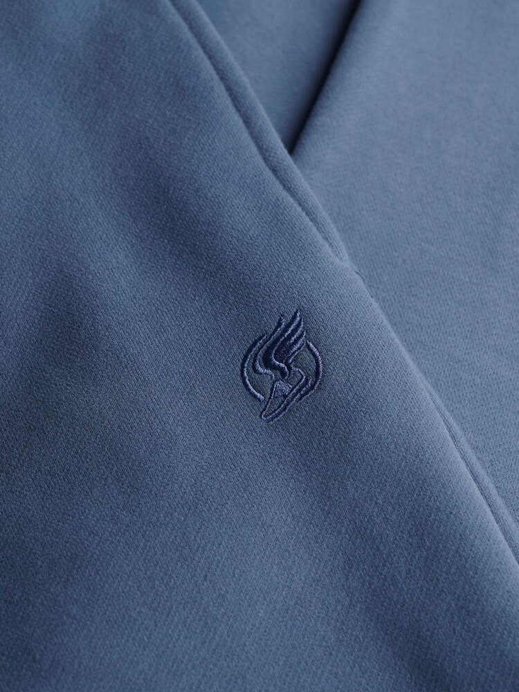 Superdry Blue Blank Oversized Joggers - Image 2 of 2