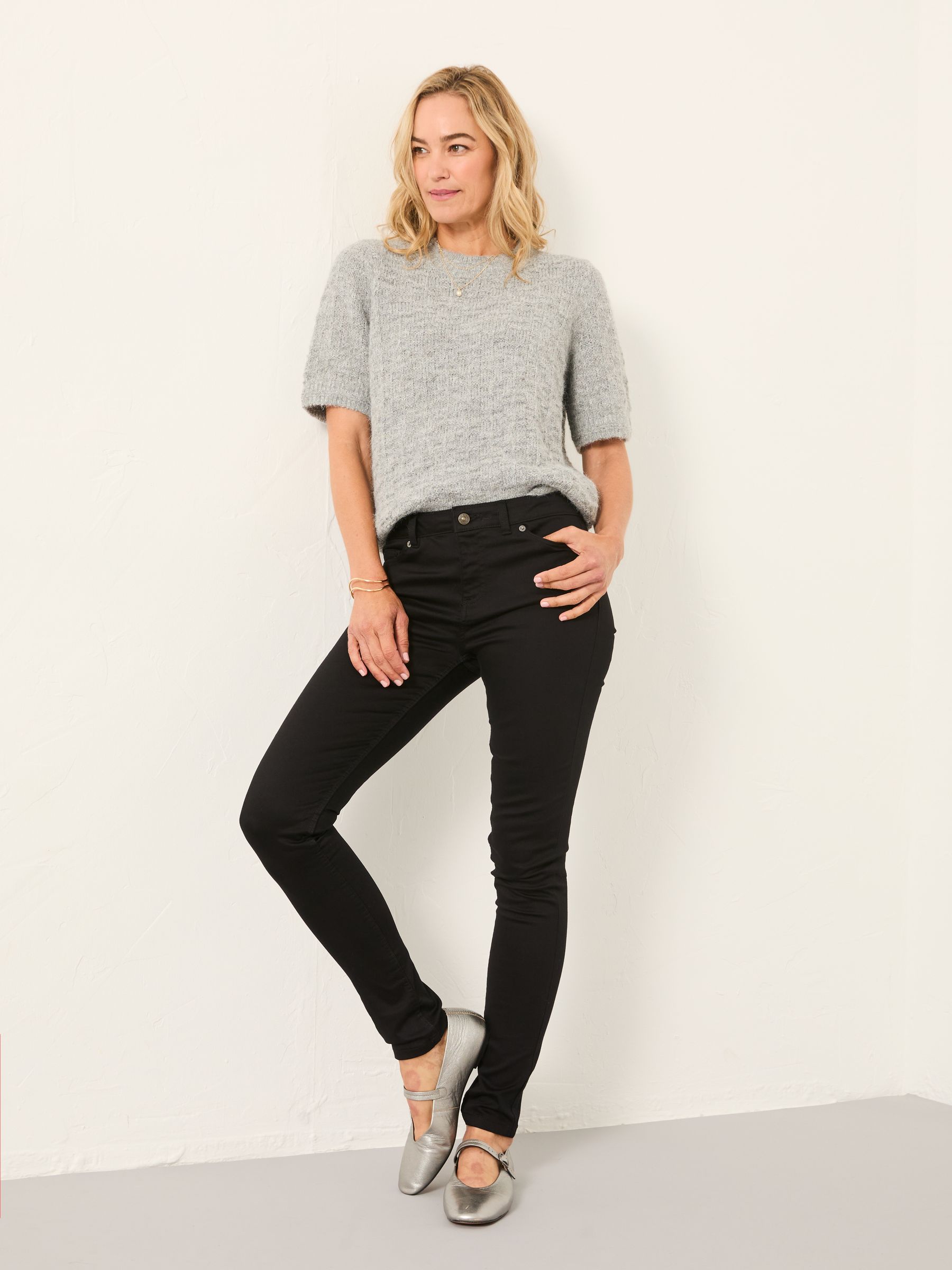 Fat Face - Women - Skinny Trousers - Black