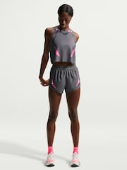 Nike Black Aero Swift Dri-FIT Brief Lined 3 Running Shorts - Image 3 of 5