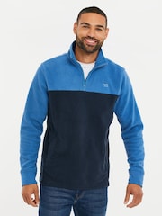 Threadbare Fargeblokking Quarter Zip Fleece 2 -pakke - Bilde 2 av 5