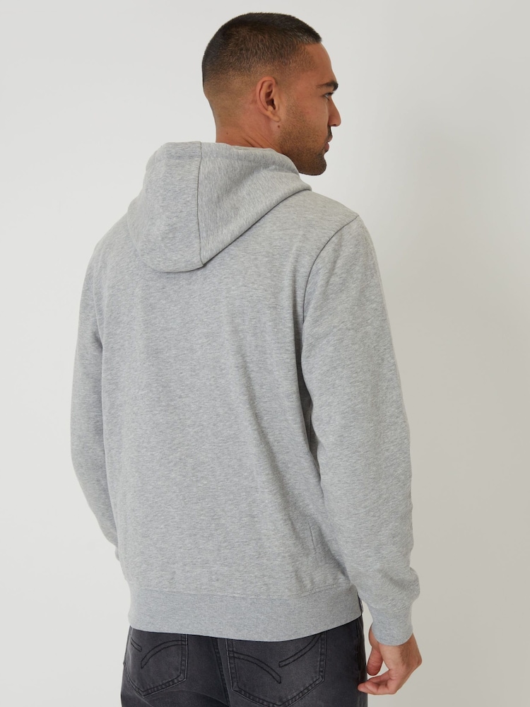 Threadbare Grey Zip-Through Hoodie - Image 2 of 4 Threadbare Grey Zip-Through Hoodie - Image 2 of 4