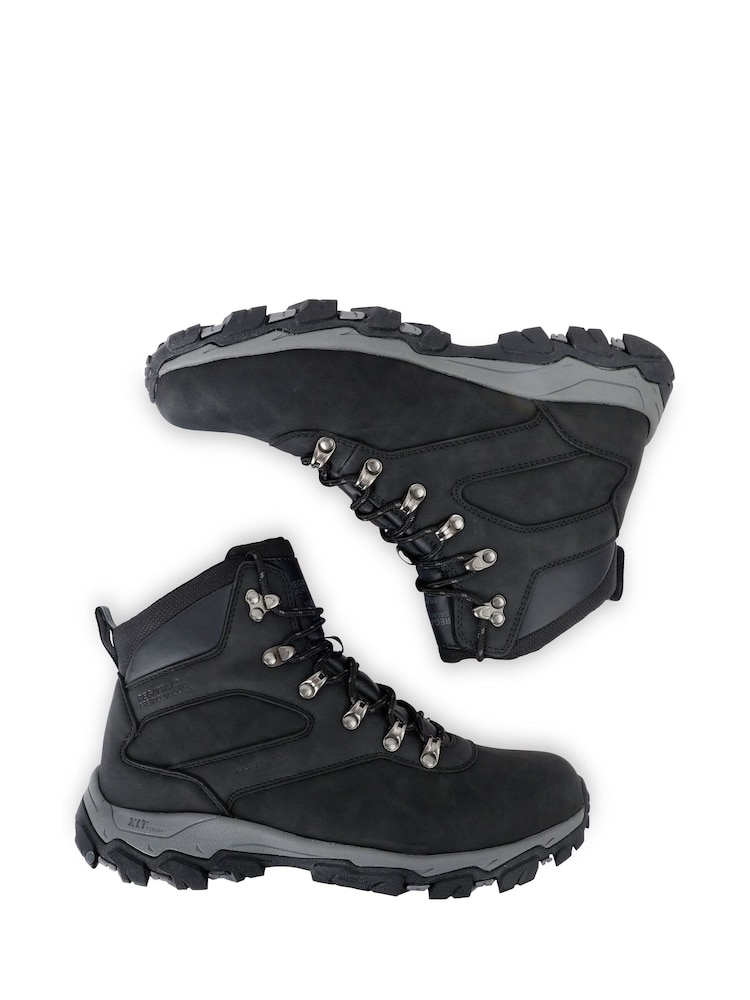 Regatta Black Holcombe Classic Waterproof Boots - Image 9 of 9