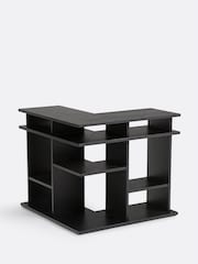 La Redoute Intérieurs Black Abac Sofa Back Corner Shelving Unit - Image 4 of 4