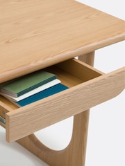 La Redoute Intérieurs Oak Douve XL Desk In With 2 Drawers - Image 3 of 6