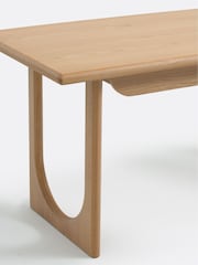 La Redoute Intérieurs Oak Douve XL Desk In With 2 Drawers - Image 4 of 6