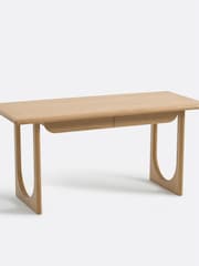 La Redoute Intérieurs Oak Douve XL Desk In With 2 Drawers - Image 5 of 6