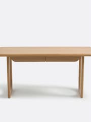 La Redoute Intérieurs Oak Douve XL Desk In With 2 Drawers - Image 6 of 6