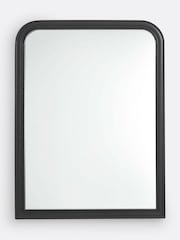 La Redoute Intérieurs Black Afsan 90 x 120cm Mango Framed Mirror - Image 1 of 2