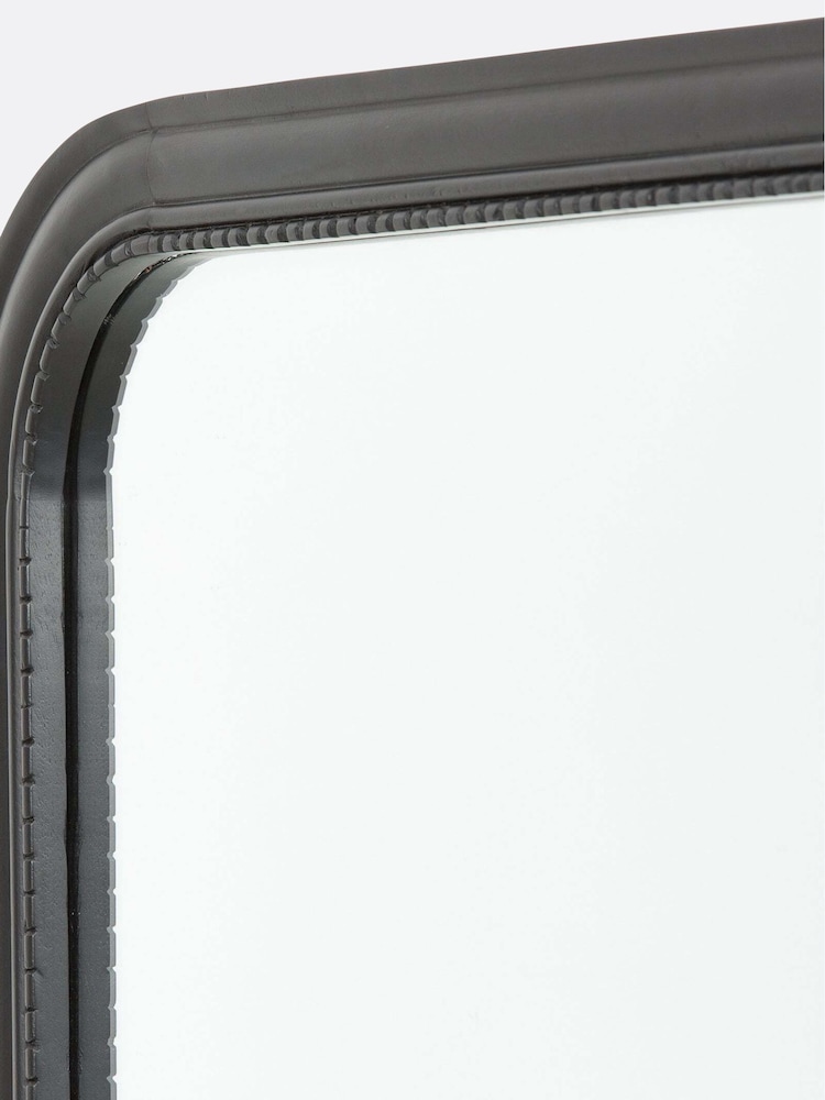 La Redoute Intérieurs Black Afsan 90 x 120cm Mango Framed Mirror - Image 2 of 2
