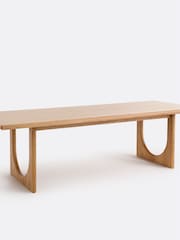 La Redoute Intérieurs Oak Douve 8 to 10 Seater Oak Dining Table - Image 2 of 6