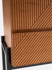 La Redoute Intérieurs Oak Lodge Bedside Table with 2 Drawers - Image 5 of 6