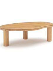 La Redoute Intérieurs Oak Rodi Organically Shaped Coffee Table - Image 1 of 4