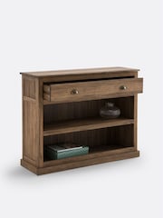 La Redoute Intérieurs Waxed Natural Teak Lunja Console in Solid Pine - Image 2 of 5