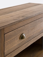 La Redoute Intérieurs Waxed Natural Teak Lunja Console in Solid Pine - Image 4 of 5