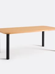 La Redoute Intérieurs Oak Top For Alzar 6 To 8 Place Settings Table - Image 2 of 4