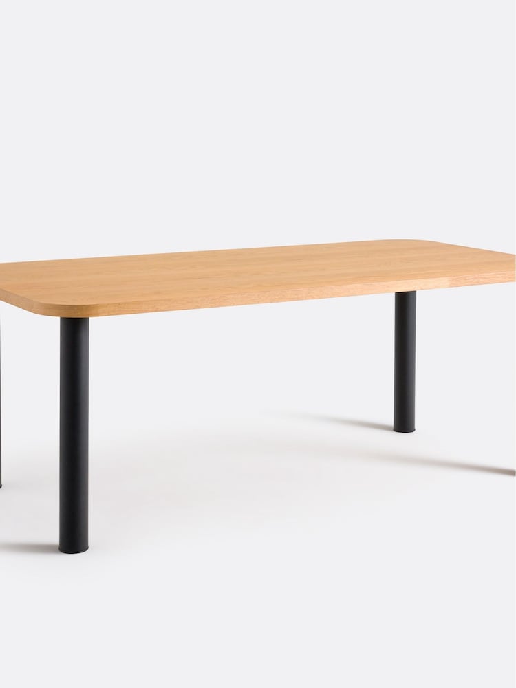 La Redoute Intérieurs Oak Top For Alzar 6 To 8 Place Settings Table - Image 2 of 4