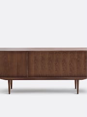 La Redoute Intérieurs Walnut Quilda 2-Door Vintage Dresser with 4 Drawers - Image 5 of 6