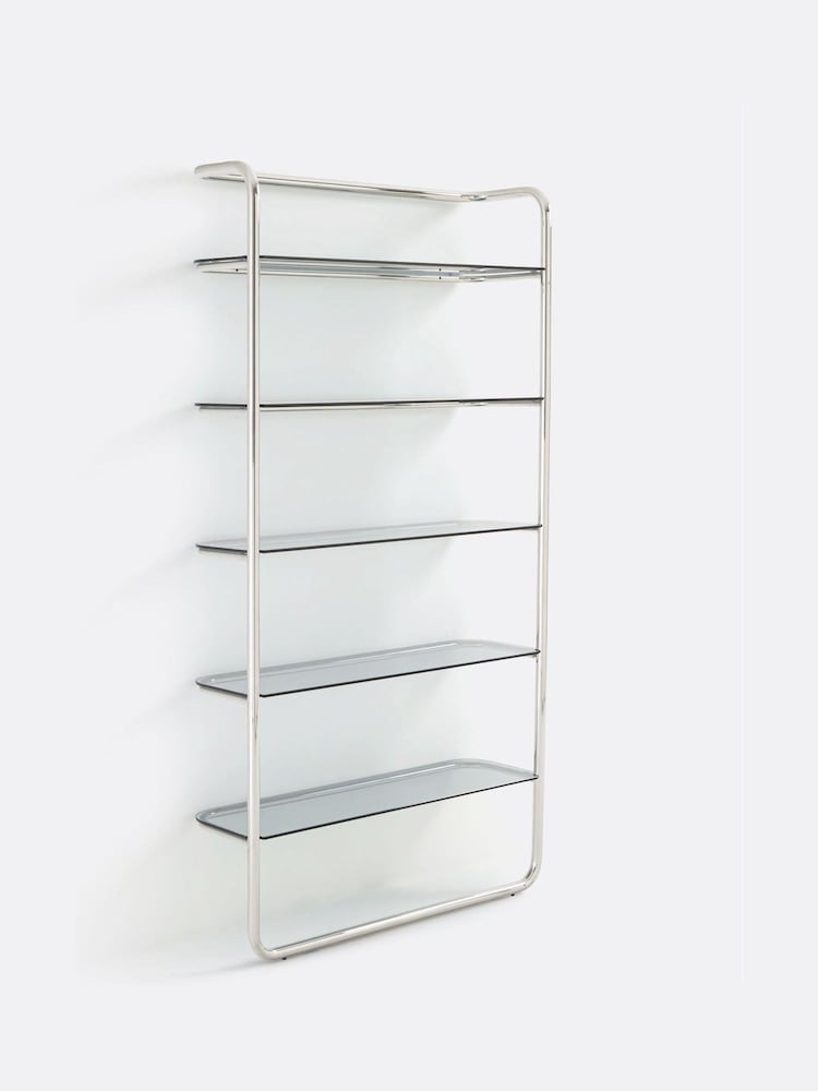 La Redoute Intérieurs Metal Giorgio Chrome Plated Steel Wall Shelf - Image 2 of 6