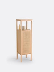 La Redoute Intérieurs Natural Lumpa Cane Bathroom Storage Column - Image 3 of 6