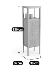 La Redoute Intérieurs Natural Lumpa Cane Bathroom Storage Column - Image 6 of 6